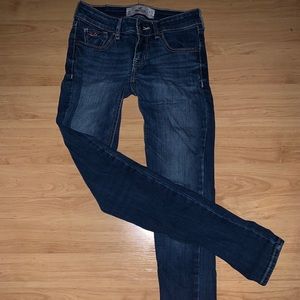 Hollister medium dark skinny jeans